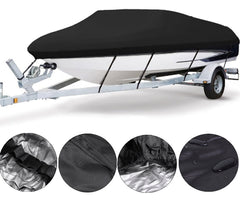 Waterproof 600D Oxford Fabric Boat Cover for V-Shaped