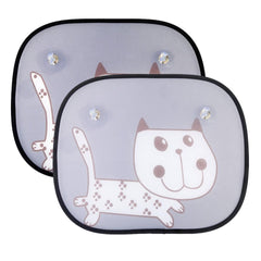 Car Sunshade with Mesh Insulation and Suction Cups