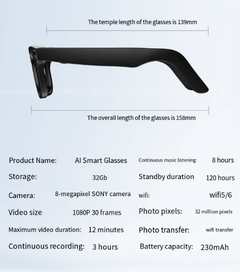 AI Enhanced Camera Glasses