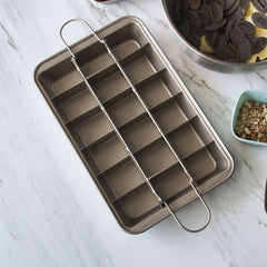 Deluxe Checkered Brownie Pan