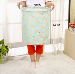 Large Capacity Cotton Linen Laundry Basket (1PC)